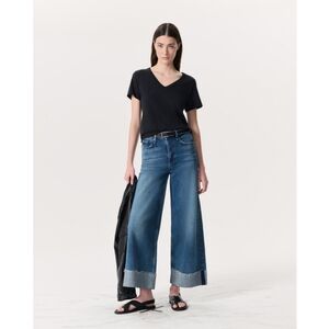 🆕️ Rag & Bone Sofie Ankle-Length Ultra Wide-Leg Jeans Vintage Stretch Denim 27